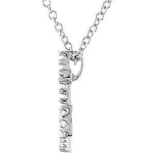Platinum Anchor Necklace