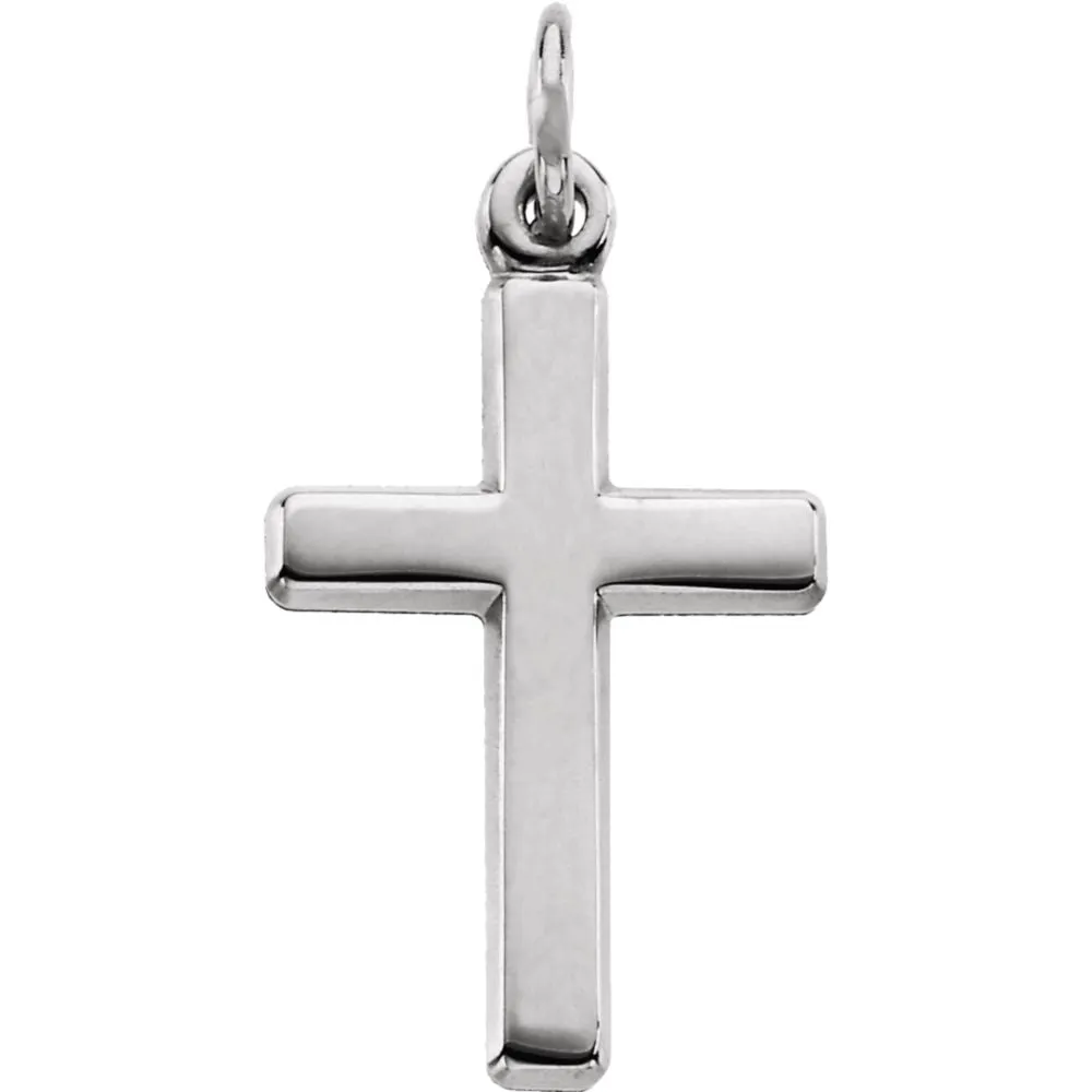 Platinum Cross Pendant