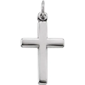 Platinum Cross Pendant