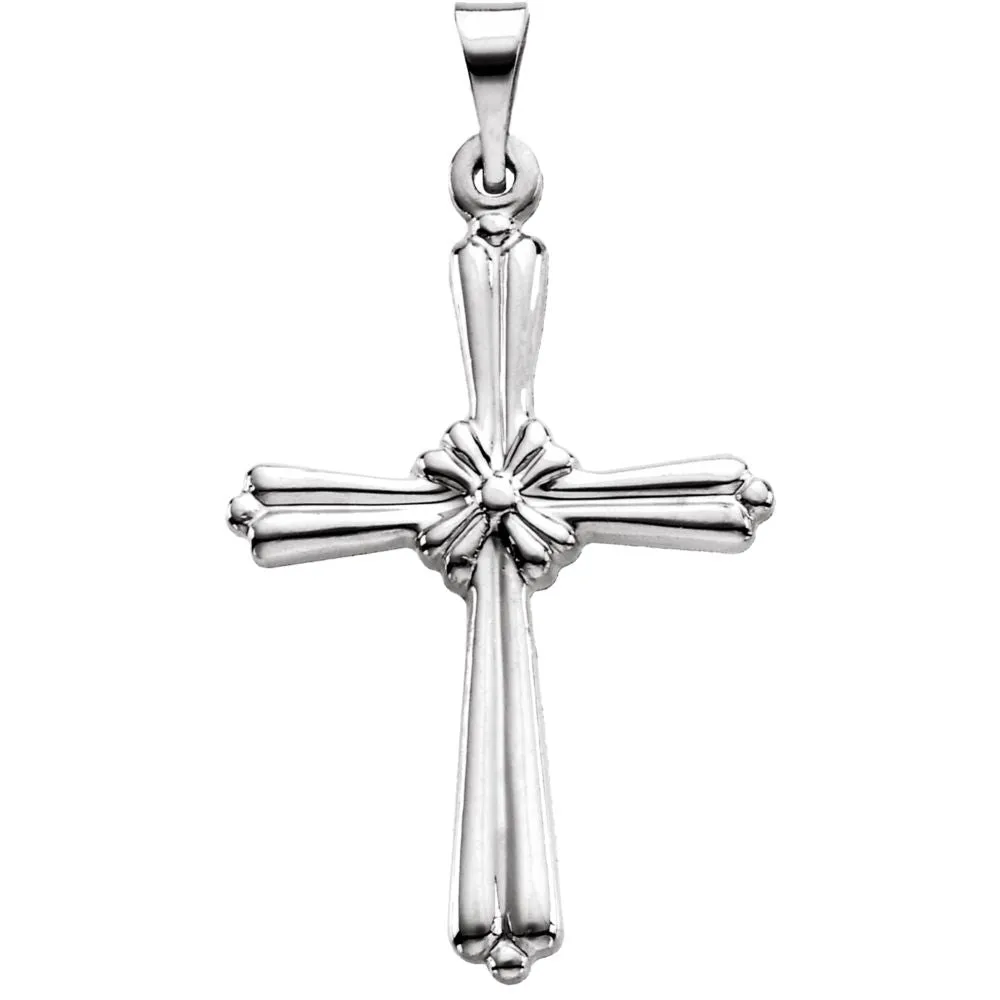 Platinum Cross Pendant