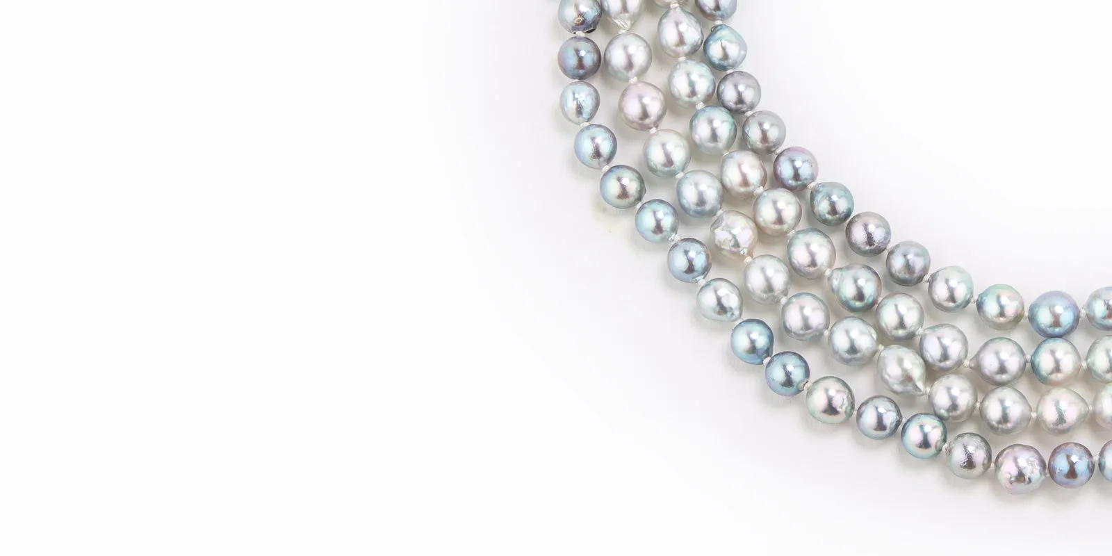 Platinum ii pearl necklace