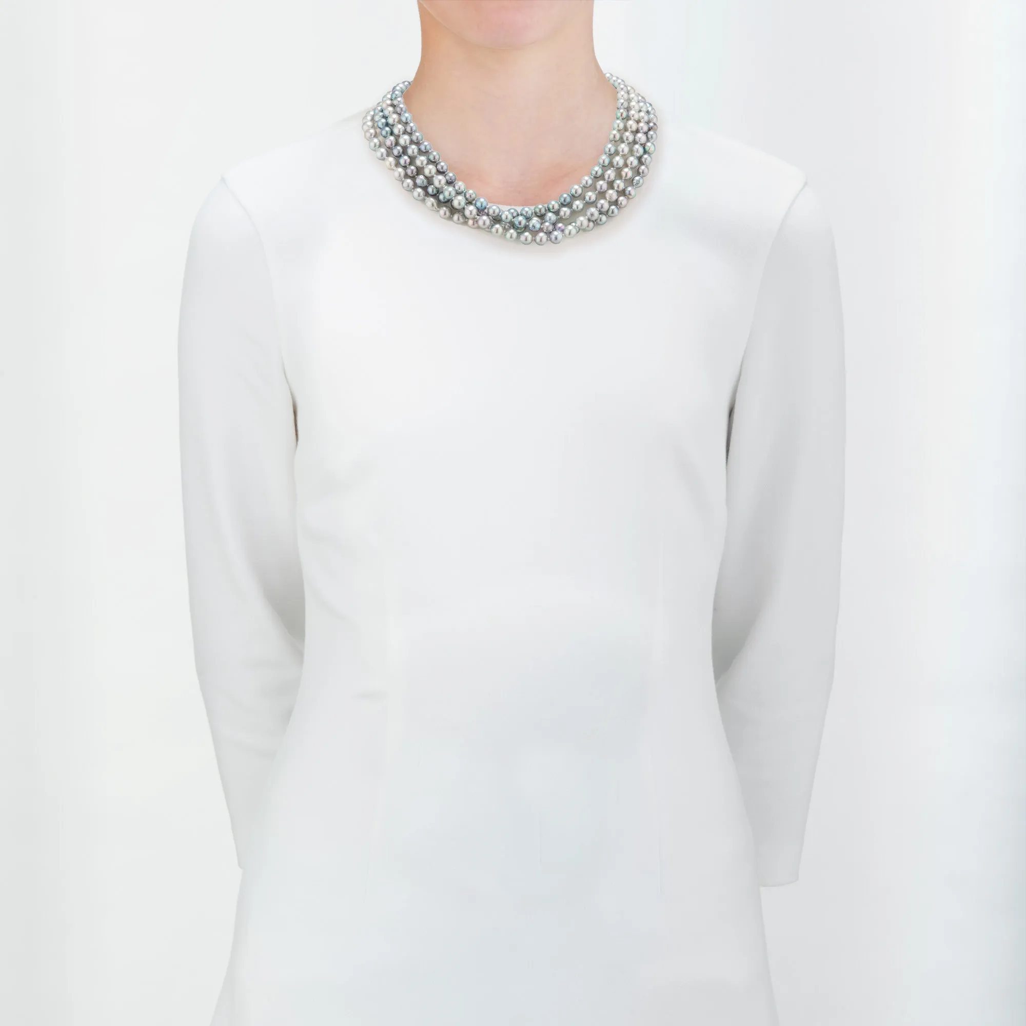 Platinum ii pearl necklace