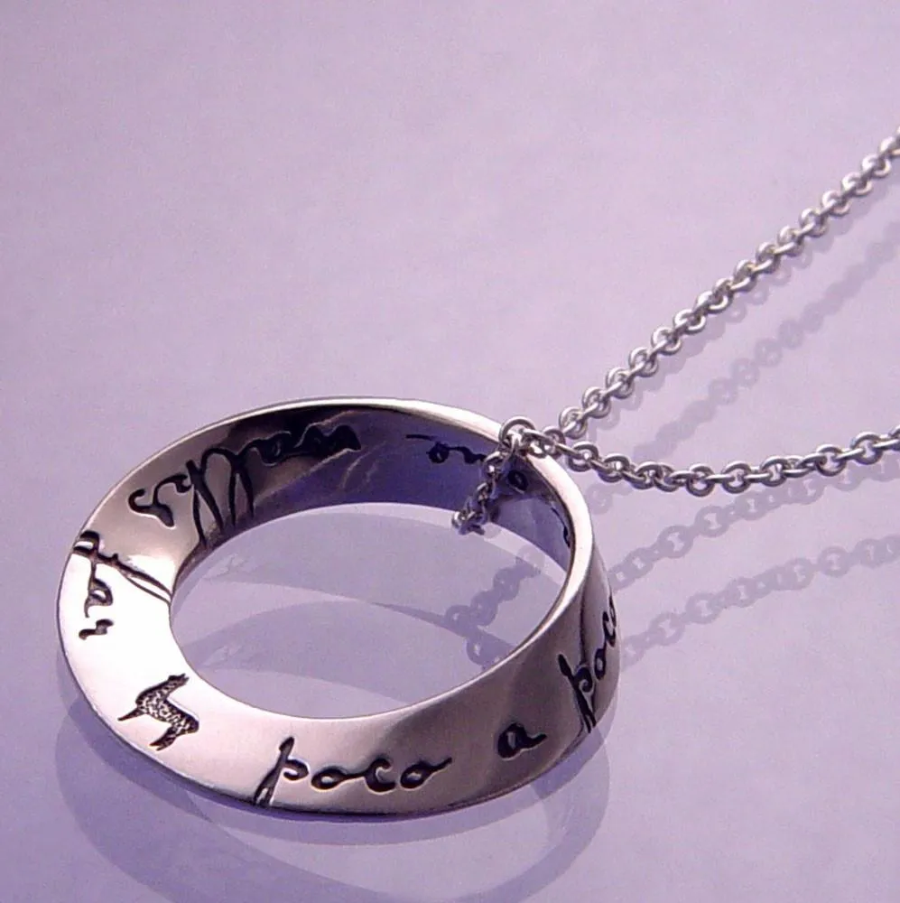 Poco A Poco - Proverb Necklace
