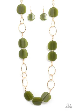 Posh Promenade Green Paparazzi Necklace