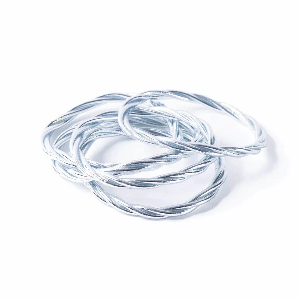 "BUDDHIST BRACELET" TWIST Silver size M