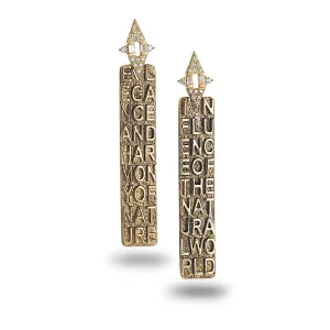 "ELEGANCE AND HARMONY OF NATURE" & "INFLUENCE OF THE NATURAL WORLD" EARRINGS