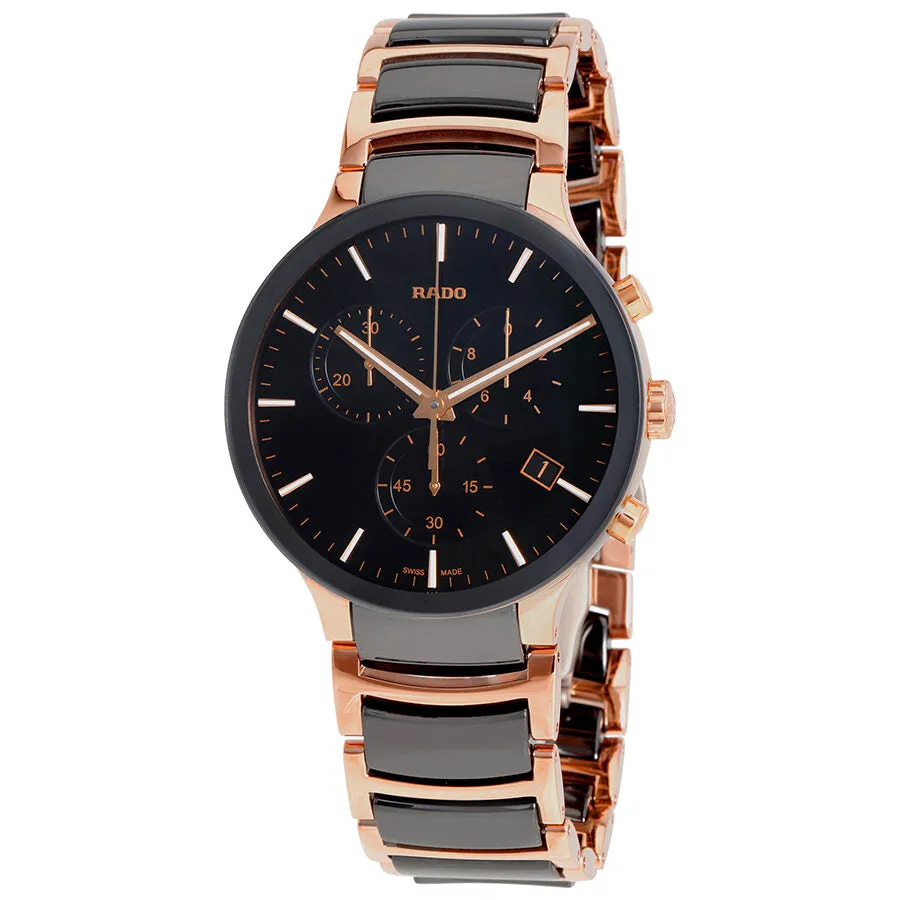 Rado Centrix Chronograph Black Dial Men's Watch R30187172