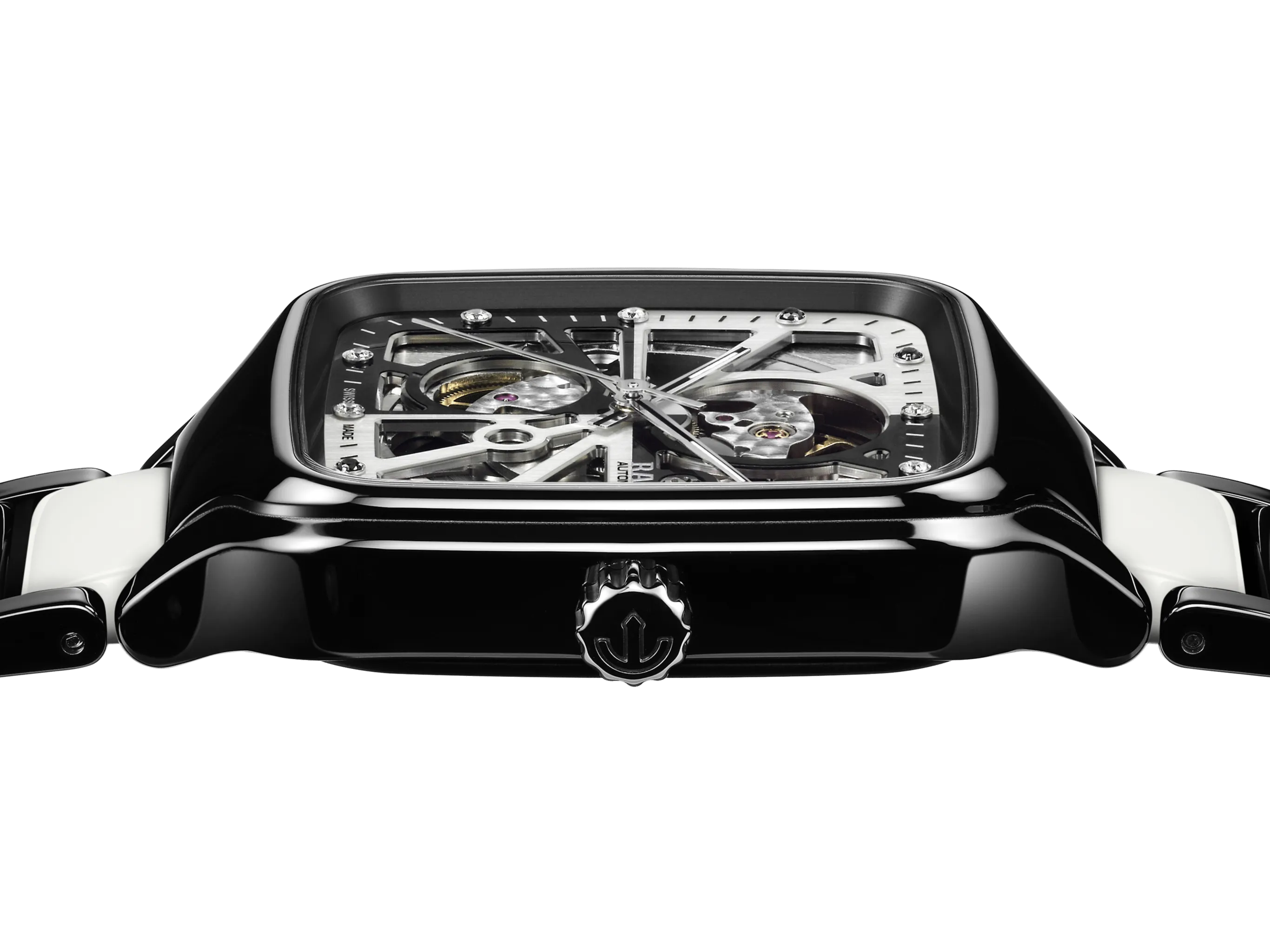 RADO True Square Automatic Open Heart Black-White 38mm Limited Edition Unisex Watch R27086752