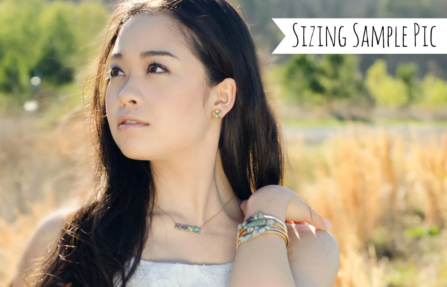 Rainbow Moonstone Stud Earrings