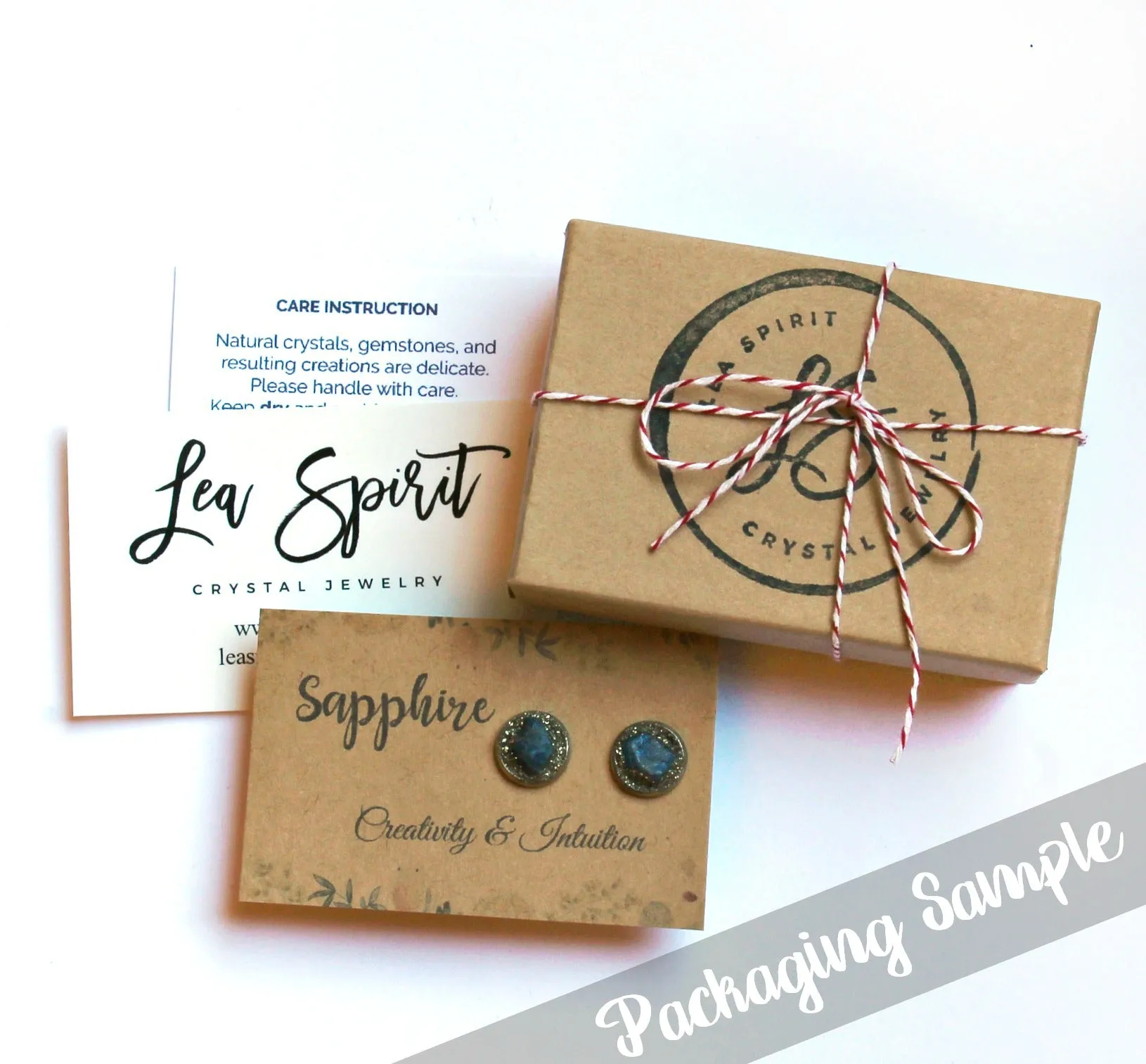 Rainbow Moonstone Stud Earrings