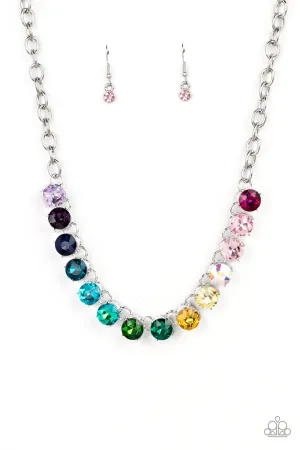 Rainbow Resplendence Multi Necklace Paparazzi