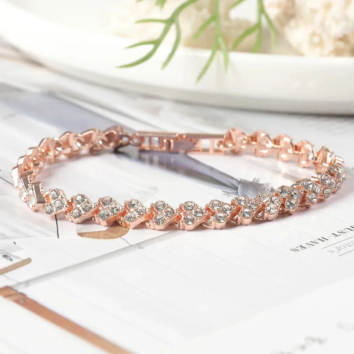 Rhinestone Infinity Bracelet Men's Women's Jewelry 8 Number Pendant Charm Blange Couple Bracelets For Lover Friend Women Gifts