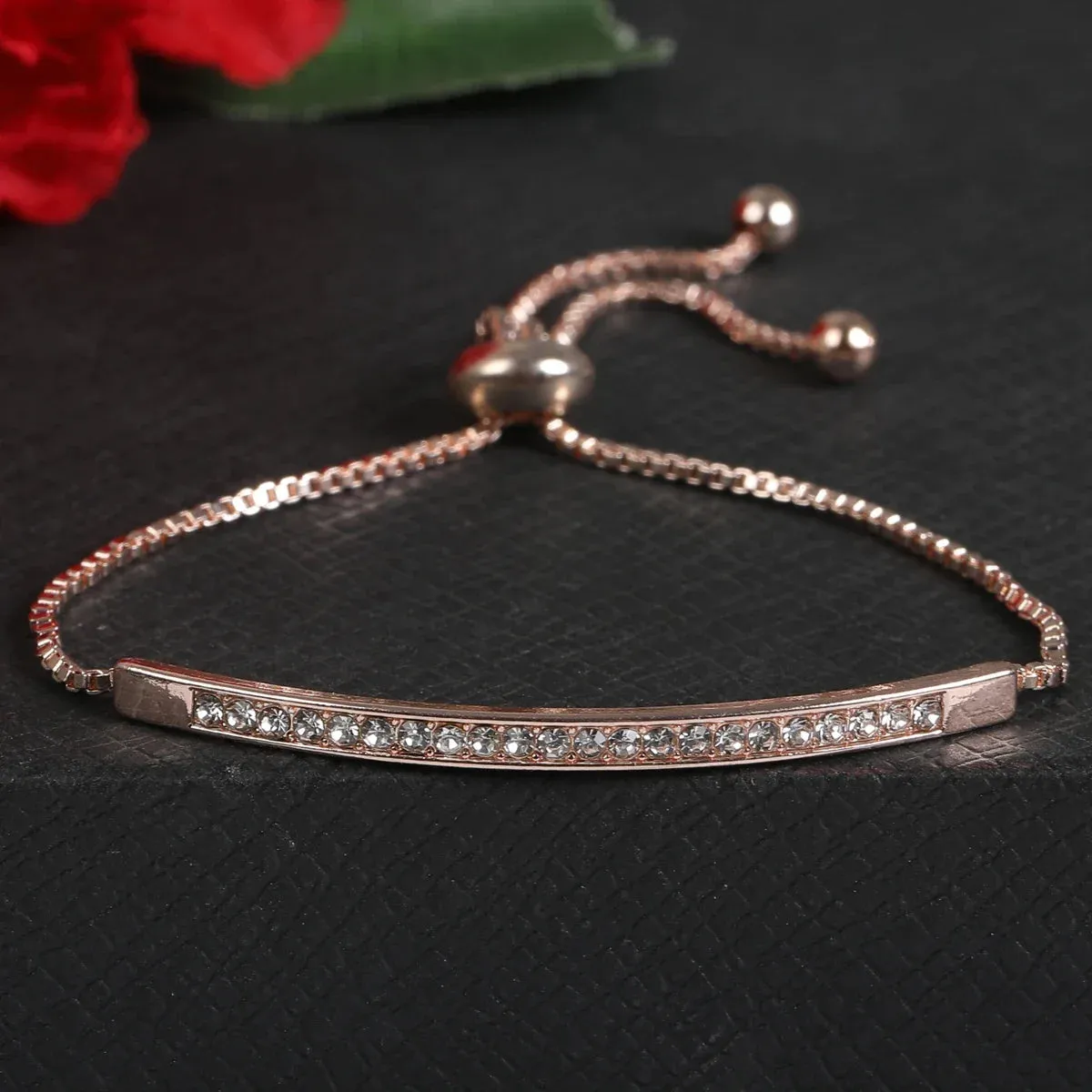 Rhinestone Infinity Bracelet Men's Women's Jewelry 8 Number Pendant Charm Blange Couple Bracelets For Lover Friend Women Gifts