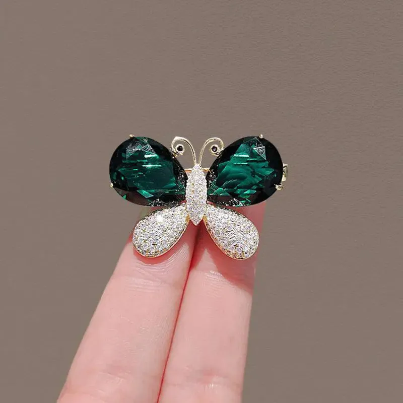 Rhinestone Queen Brooches For Women Crown Letters Party Office Brooch Pins