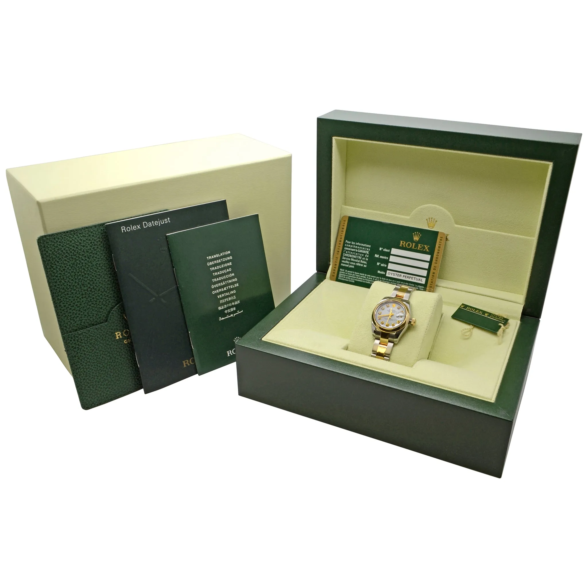 Rolex Datejust 26mm Lady 26 179163 White Dial Automatic Women's Watch