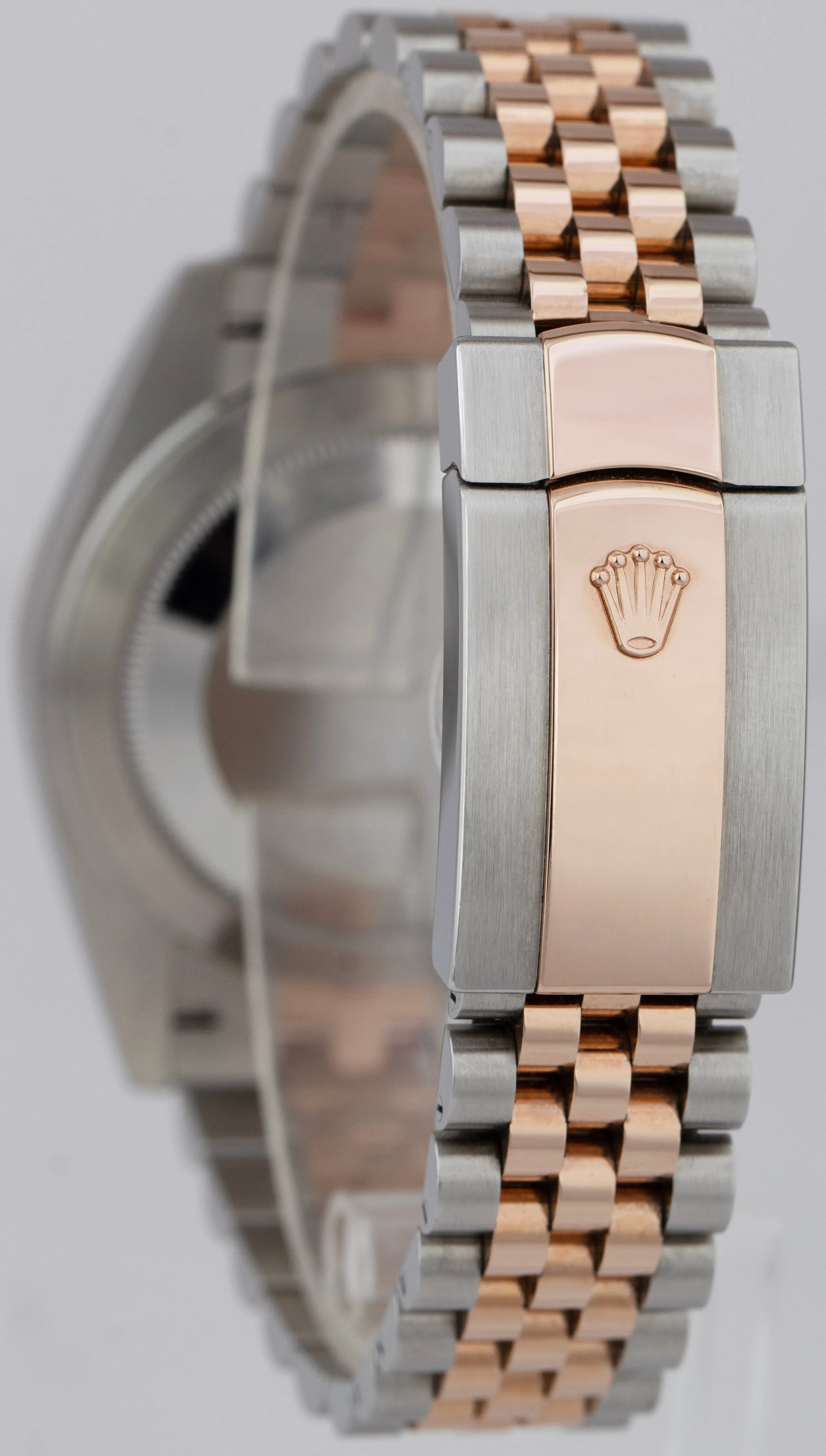 Rolex DateJust 41 Rose Gold Chocolate Two-Tone Jubilee 126331 Watch NEW CARD B P
