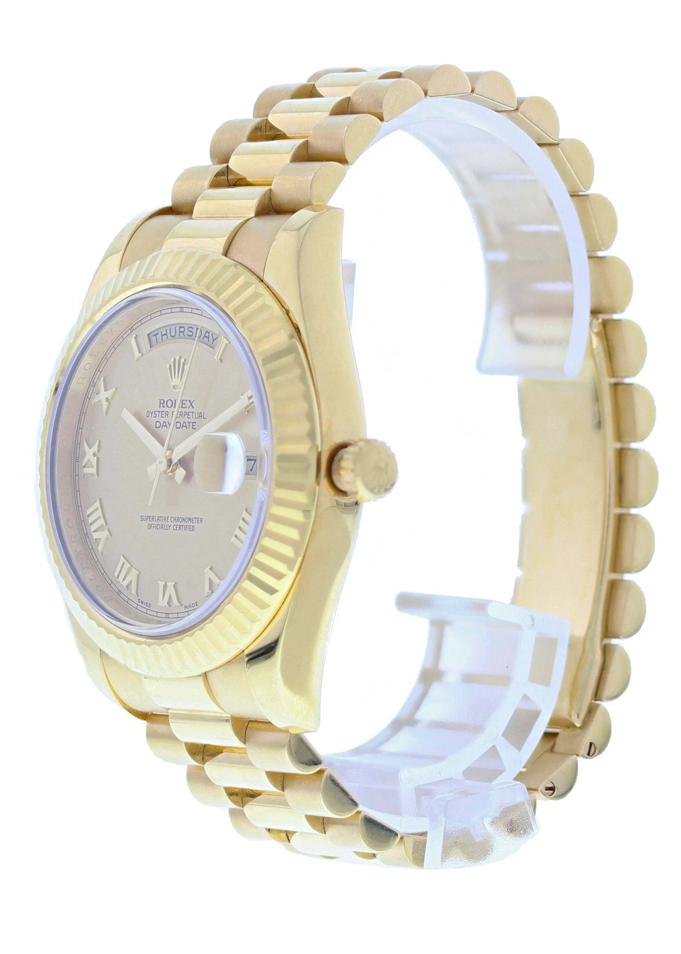 Rolex Day-Date II President 218238 18k Yellow Gold Mens Watch