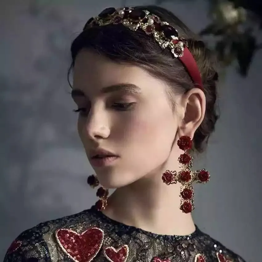 ROSANNE CROSS EARRINGS