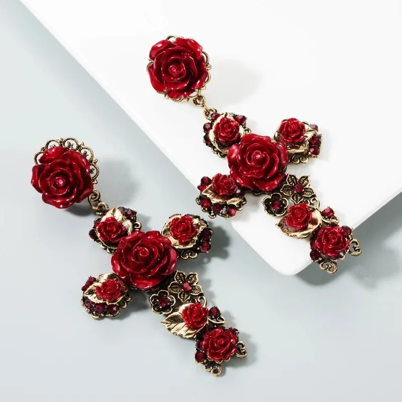 ROSANNE CROSS EARRINGS