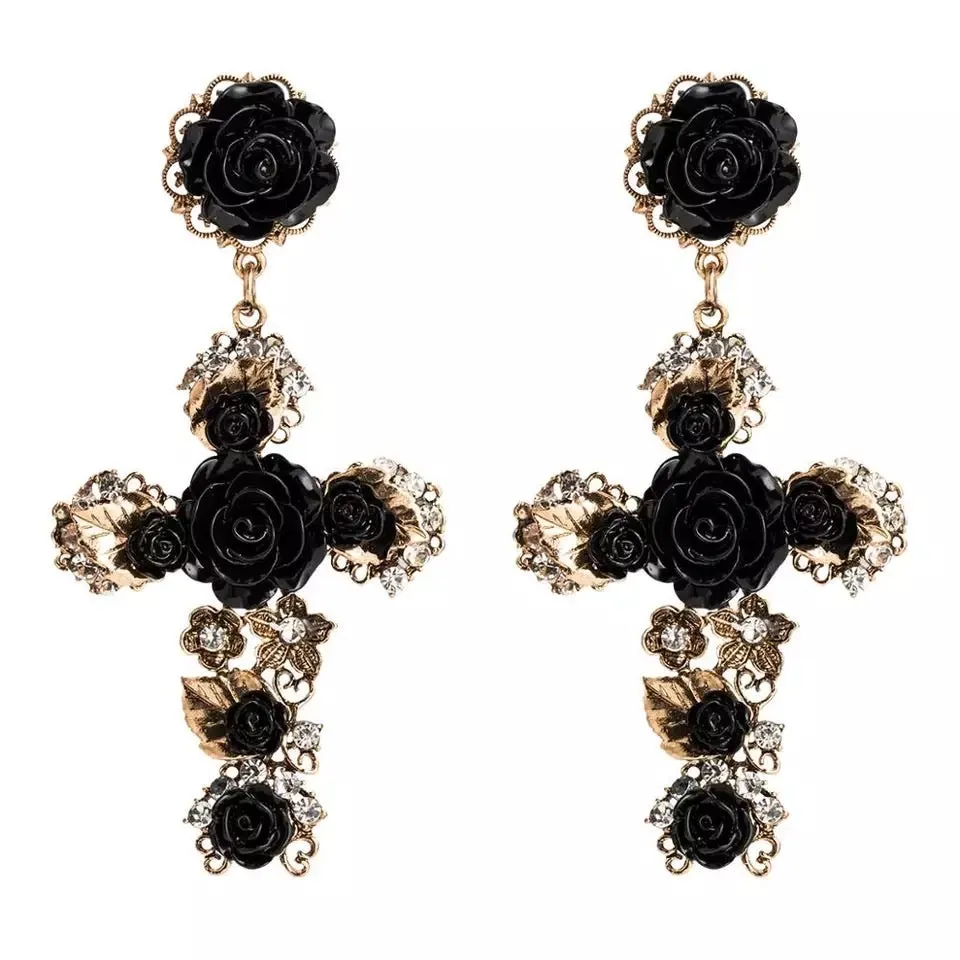 ROSANNE CROSS EARRINGS