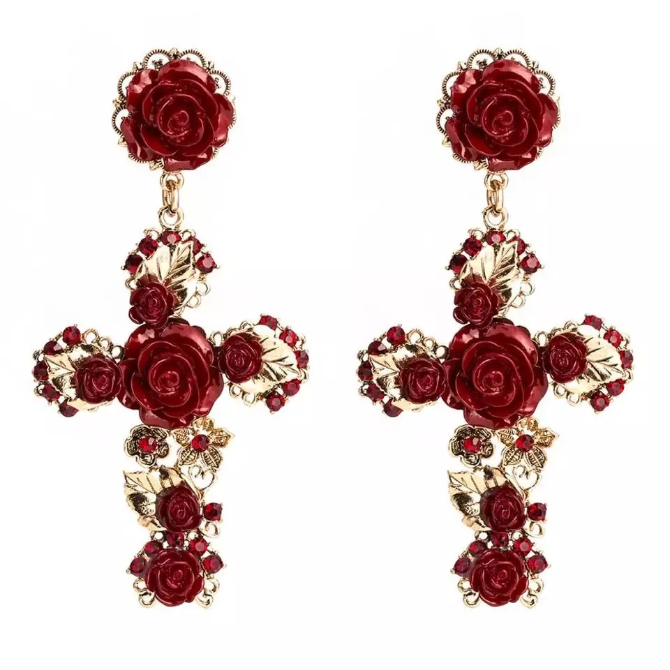 ROSANNE CROSS EARRINGS