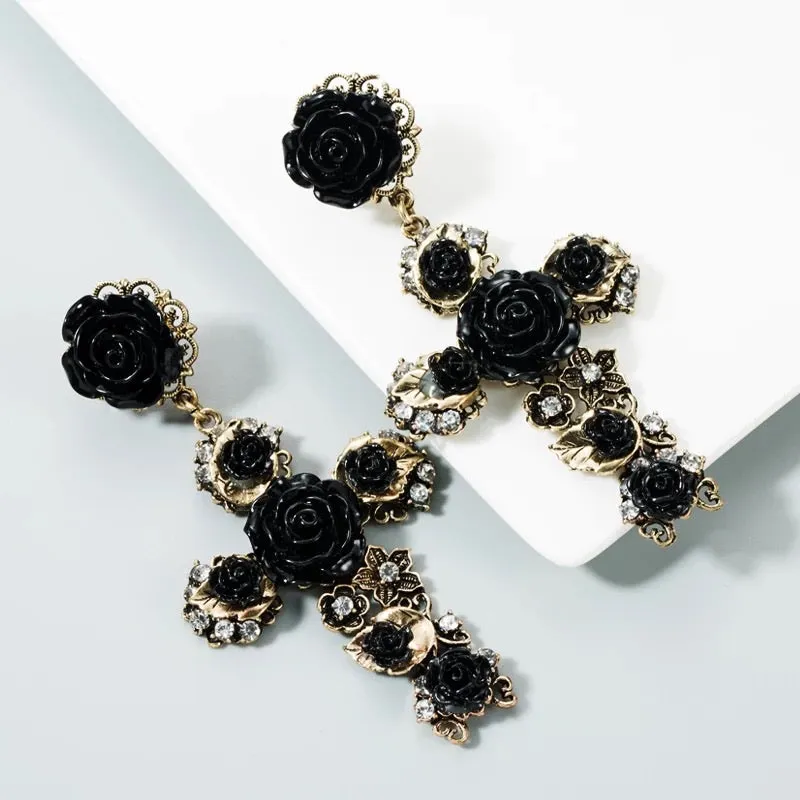 ROSANNE CROSS EARRINGS