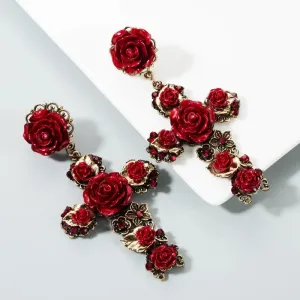 ROSANNE CROSS EARRINGS