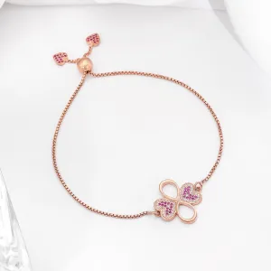 Rose Gold Forever Infinity Love 925 Sterling Silver Bracelet