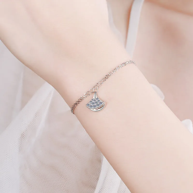 Round Cut Moissanite Diamond Bracelet