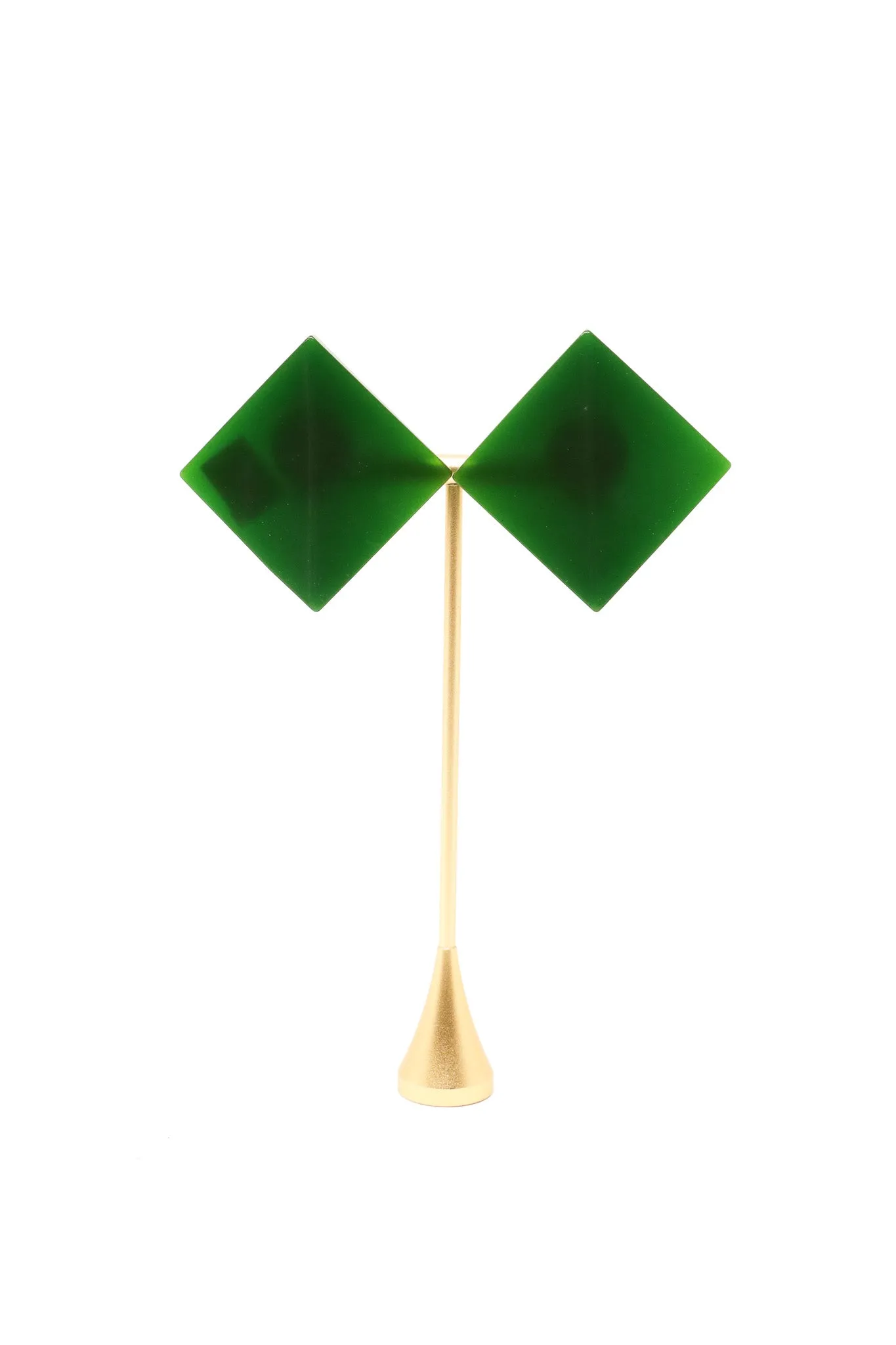 Sally Bass Green Bakelite Chip Clips