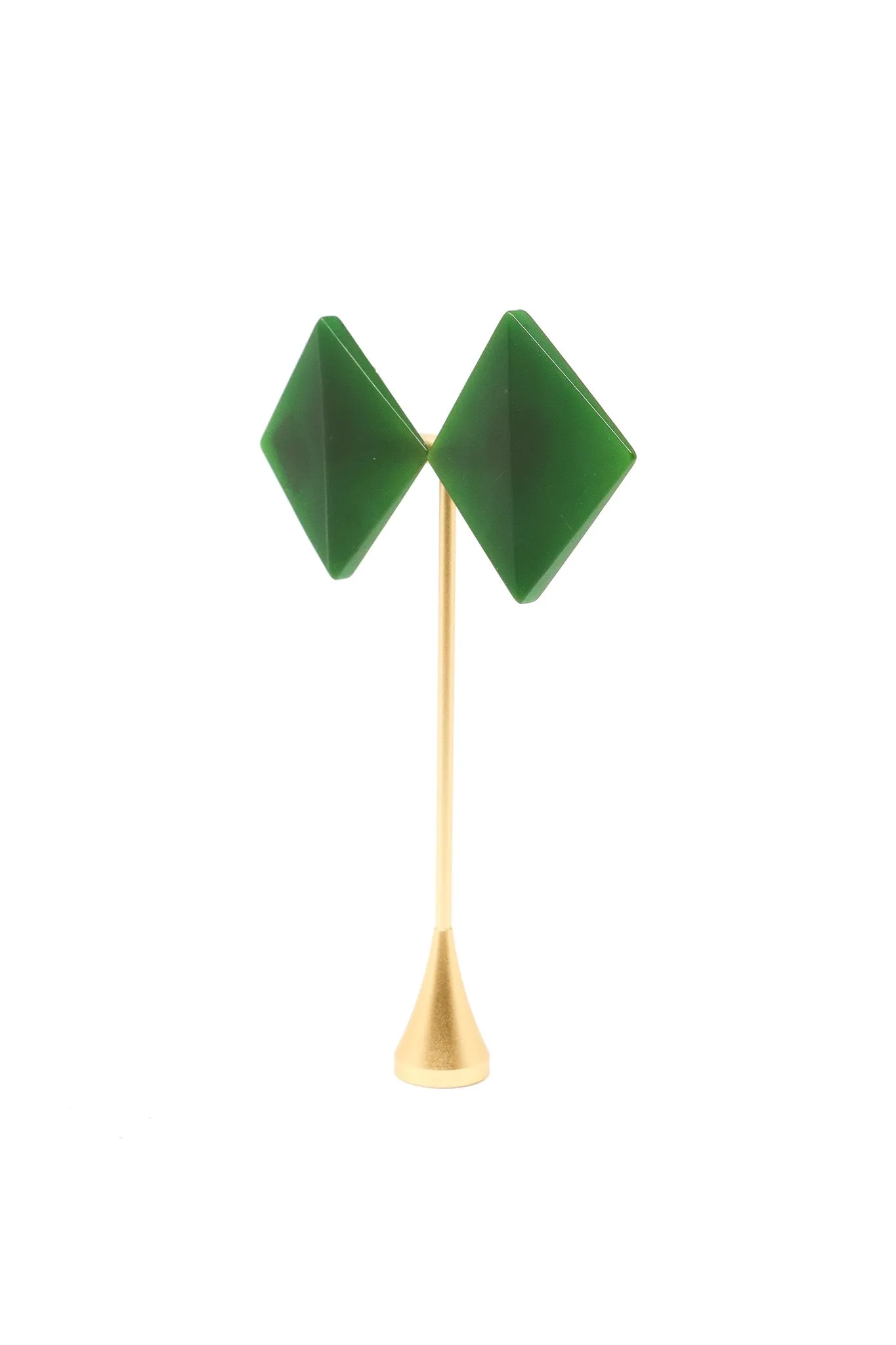 Sally Bass Green Bakelite Chip Clips