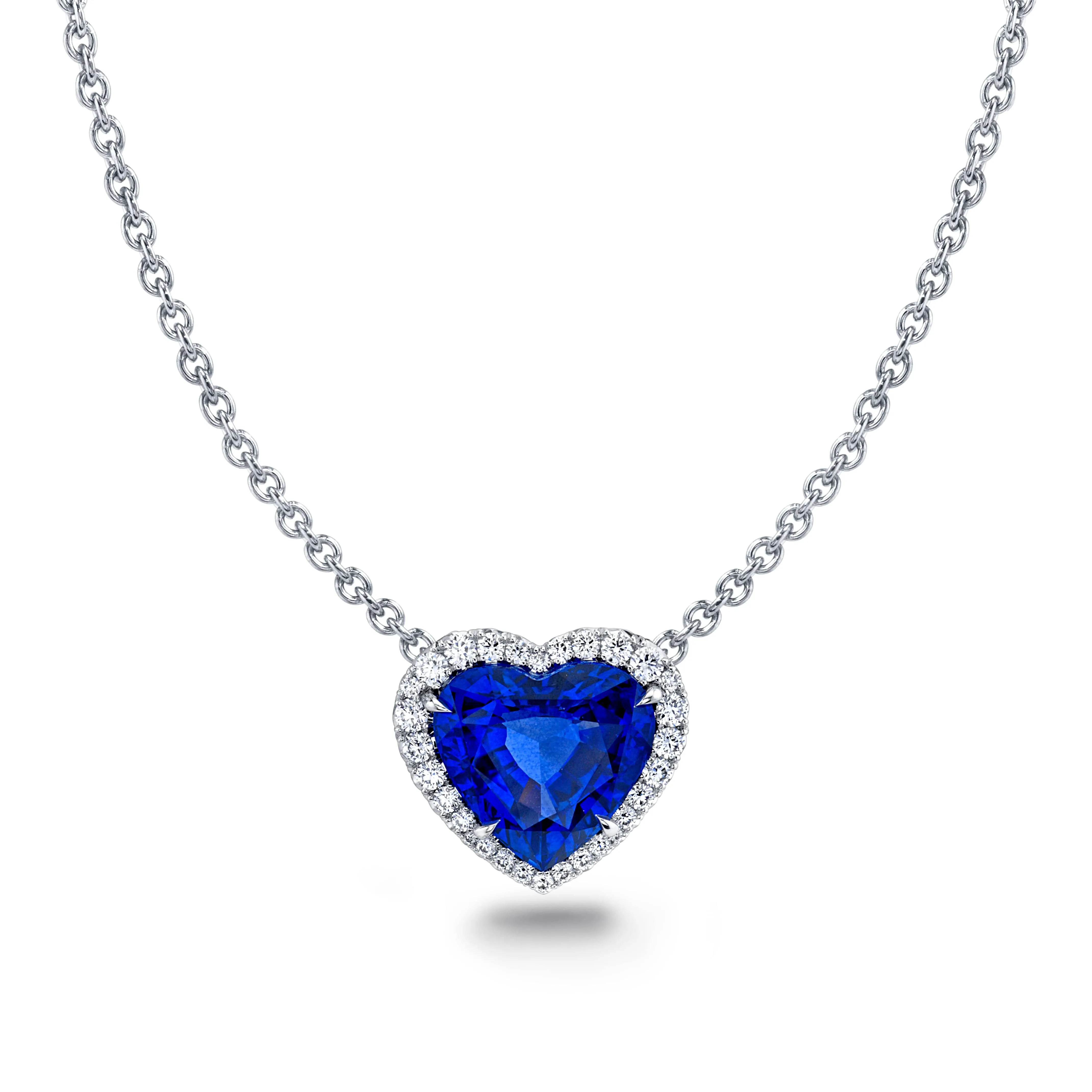 Sapphire & Diamond Necklace