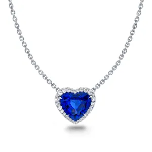 Sapphire & Diamond Necklace