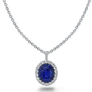 Sapphire & Diamond Necklace