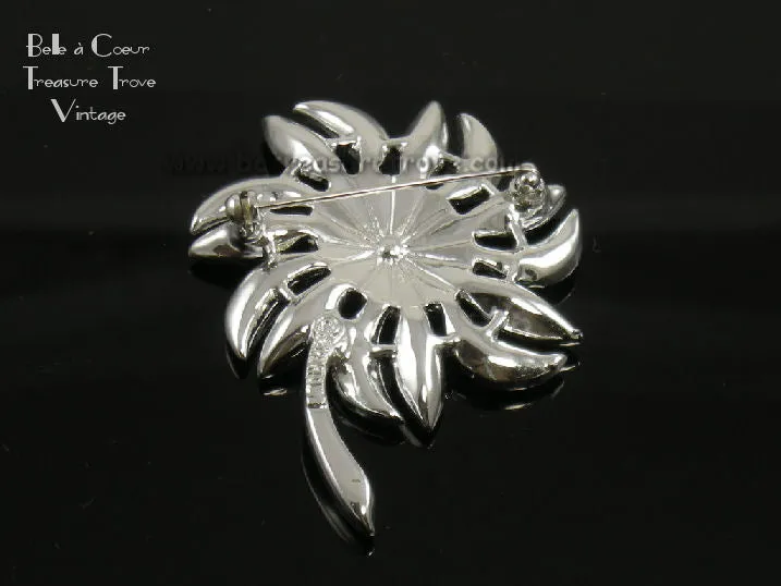 Sarah Coventry Brooch Pin Mountain Flower 1960s Vintage