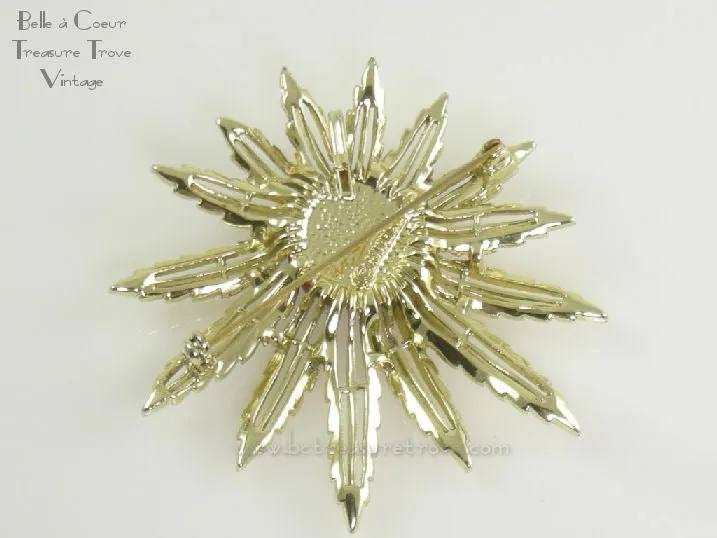 Sarah Coventry “Starburst” Pin 1960s Vintage Brooch