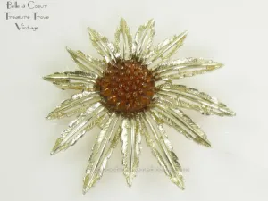 Sarah Coventry “Starburst” Pin 1960s Vintage Brooch
