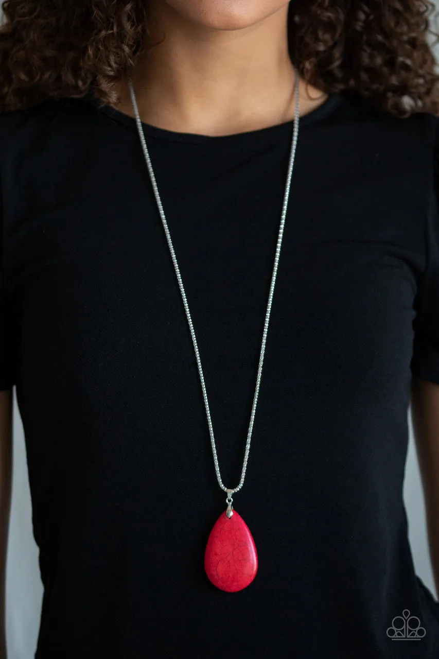 Sedona Sandstone Red Paparazzi Necklace