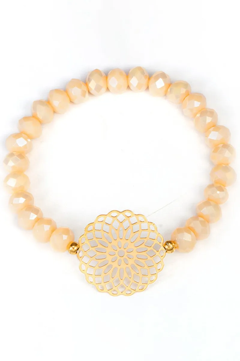 Set Of Beaded Infinity Bracelets