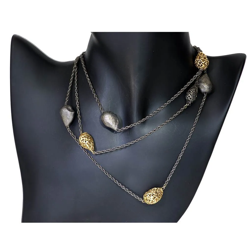 Silver Meteorite Necklace