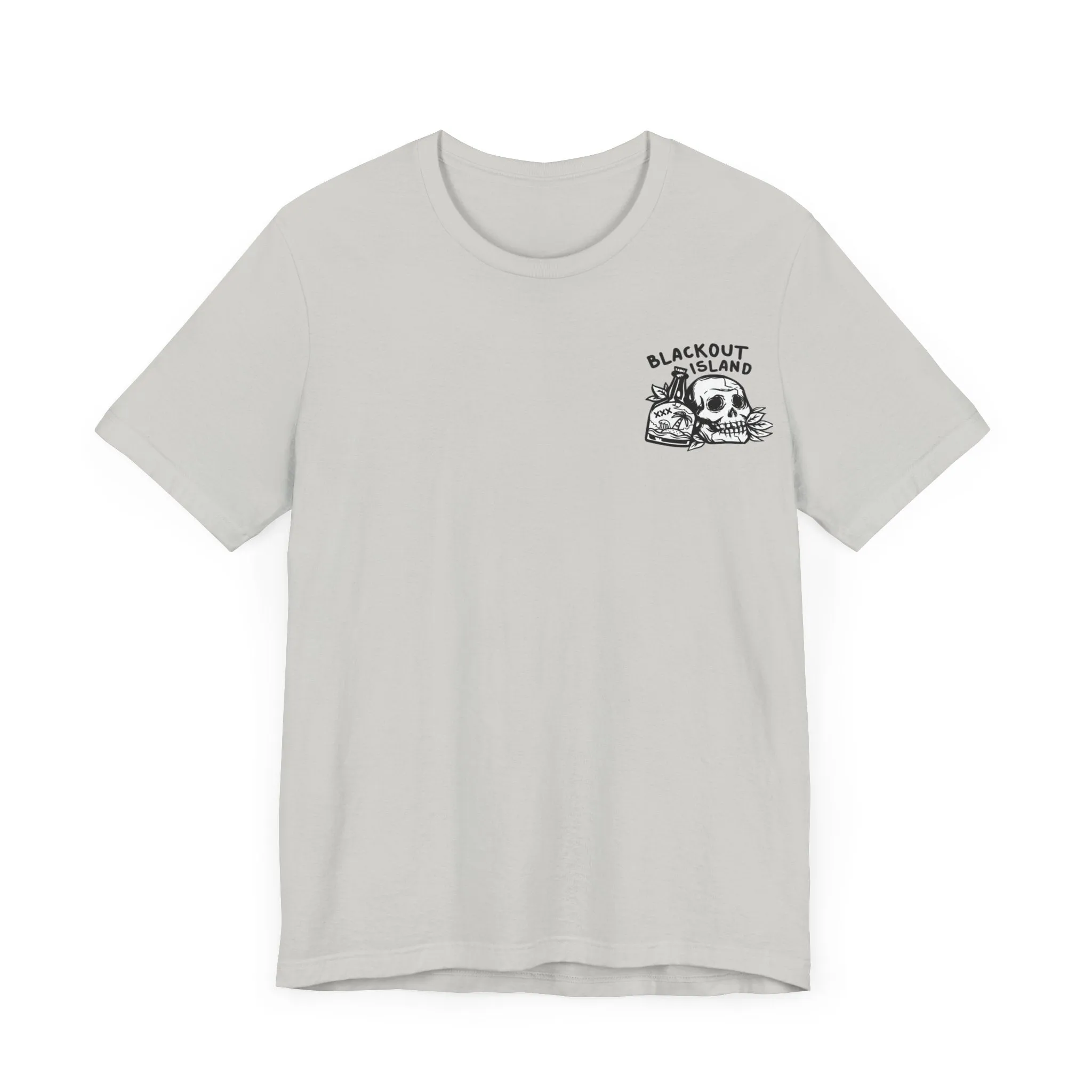 Slumped Skeleton T-Shirt Short Sleeve Shirt