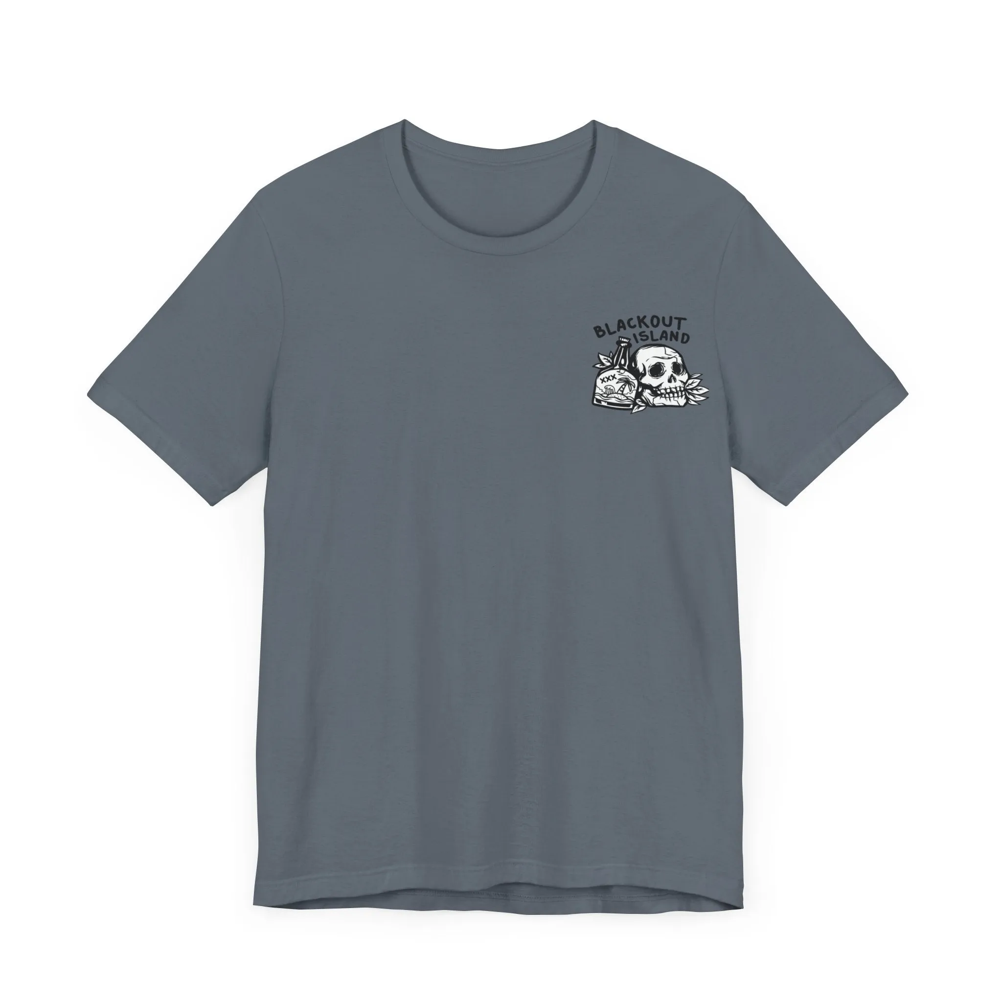 Slumped Skeleton T-Shirt Short Sleeve Shirt
