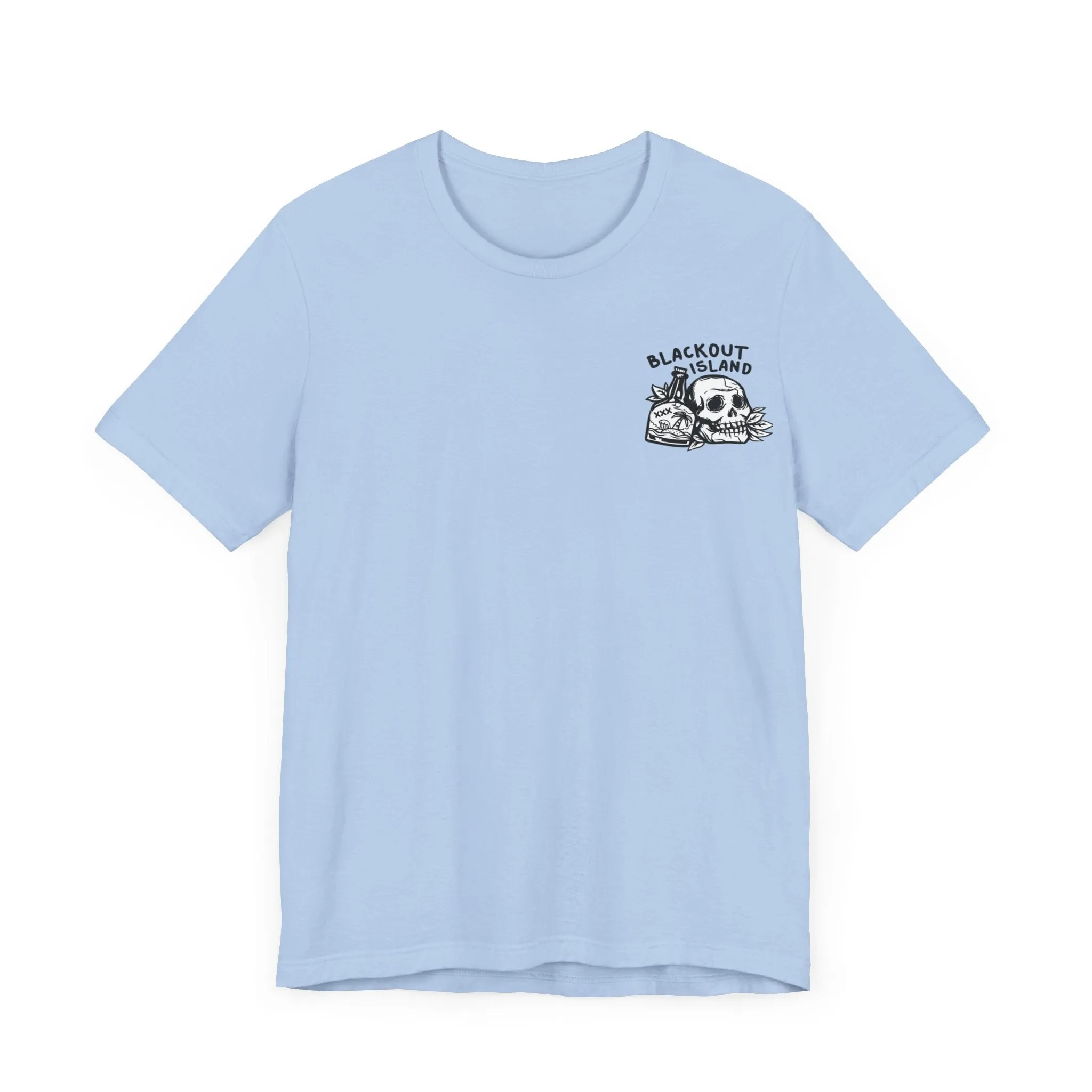 Slumped Skeleton T-Shirt Short Sleeve Shirt