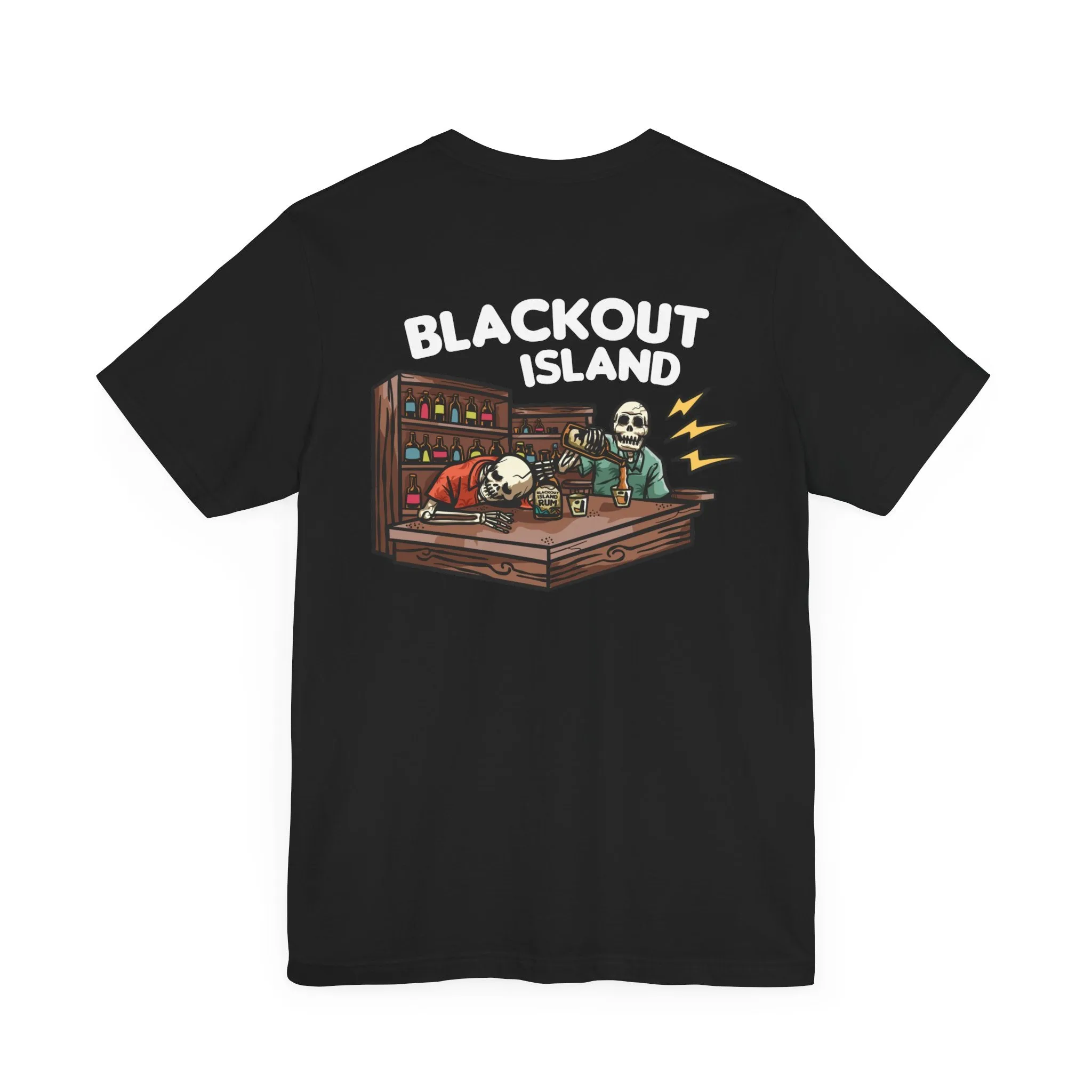 Slumped Skeleton T-Shirt Short Sleeve Shirt
