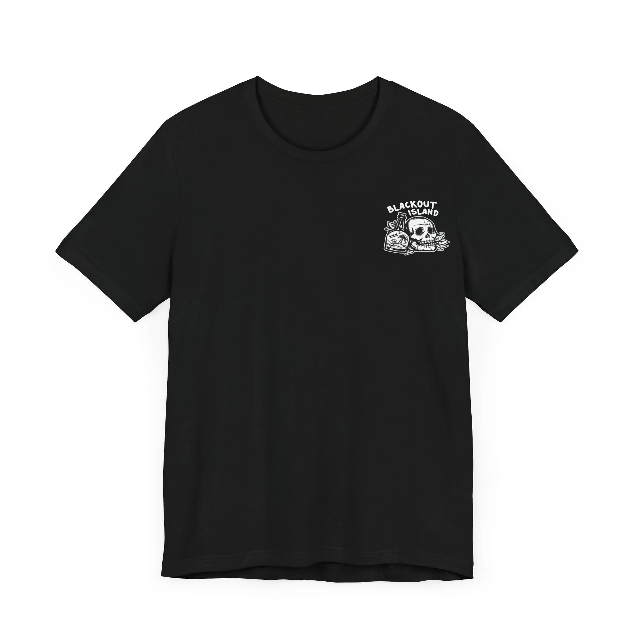 Slumped Skeleton T-Shirt Short Sleeve Shirt