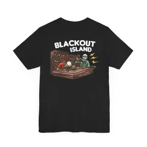 Slumped Skeleton T-Shirt Short Sleeve Shirt