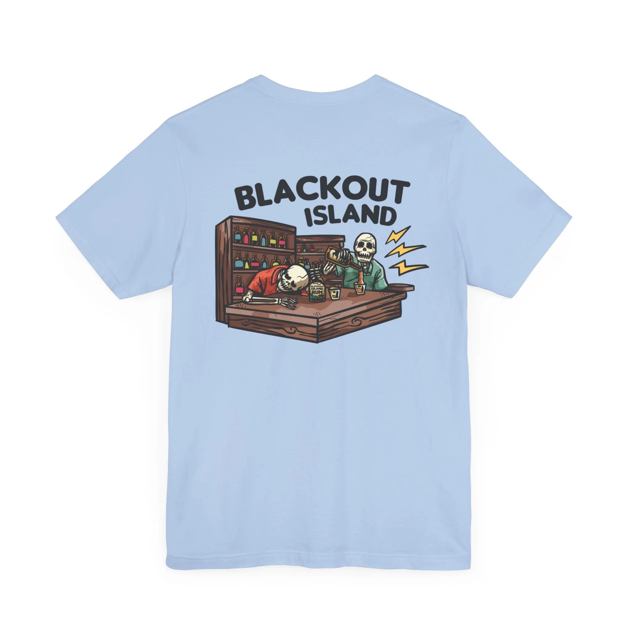 Slumped Skeleton T-Shirt Short Sleeve Shirt