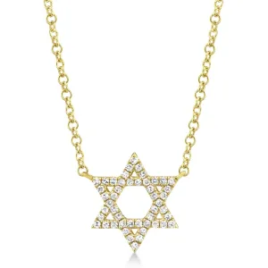 Small Classic David Star Necklace
