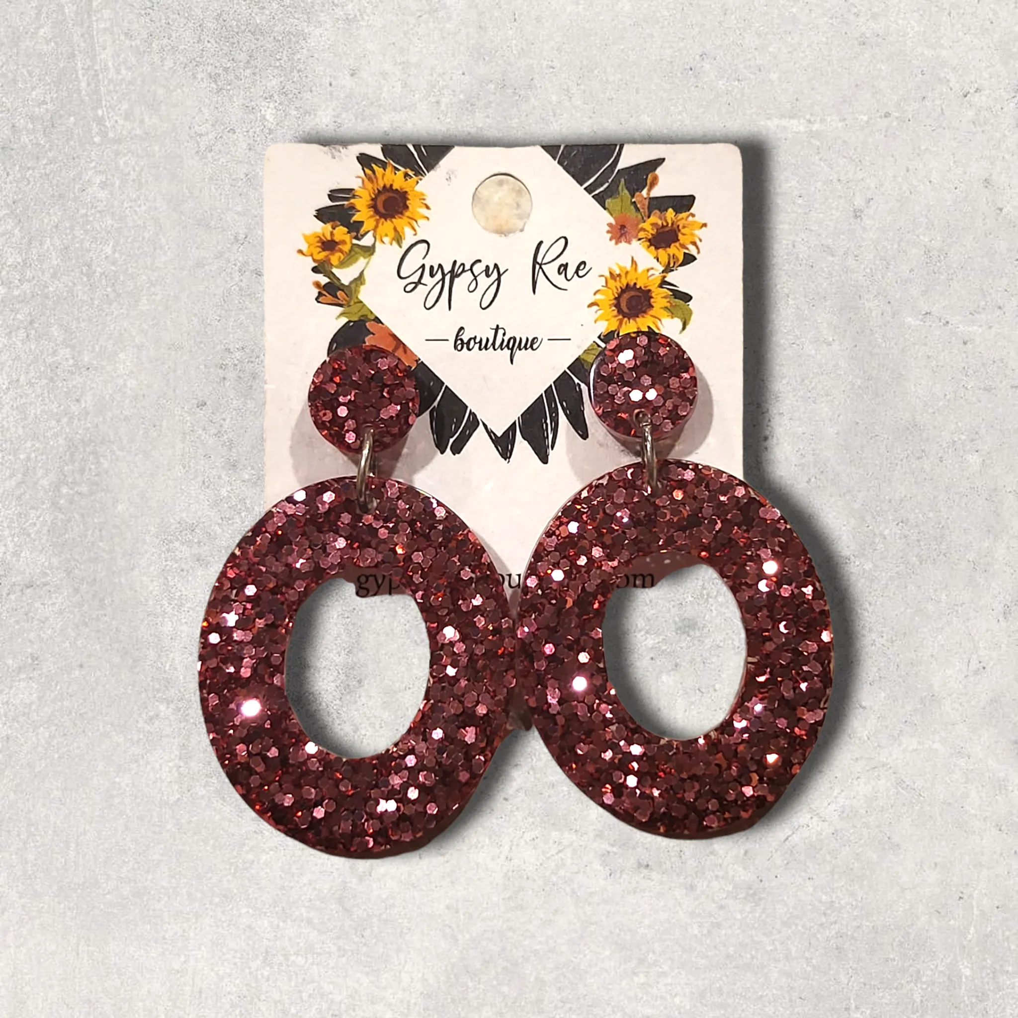Small Round Statement Earrings