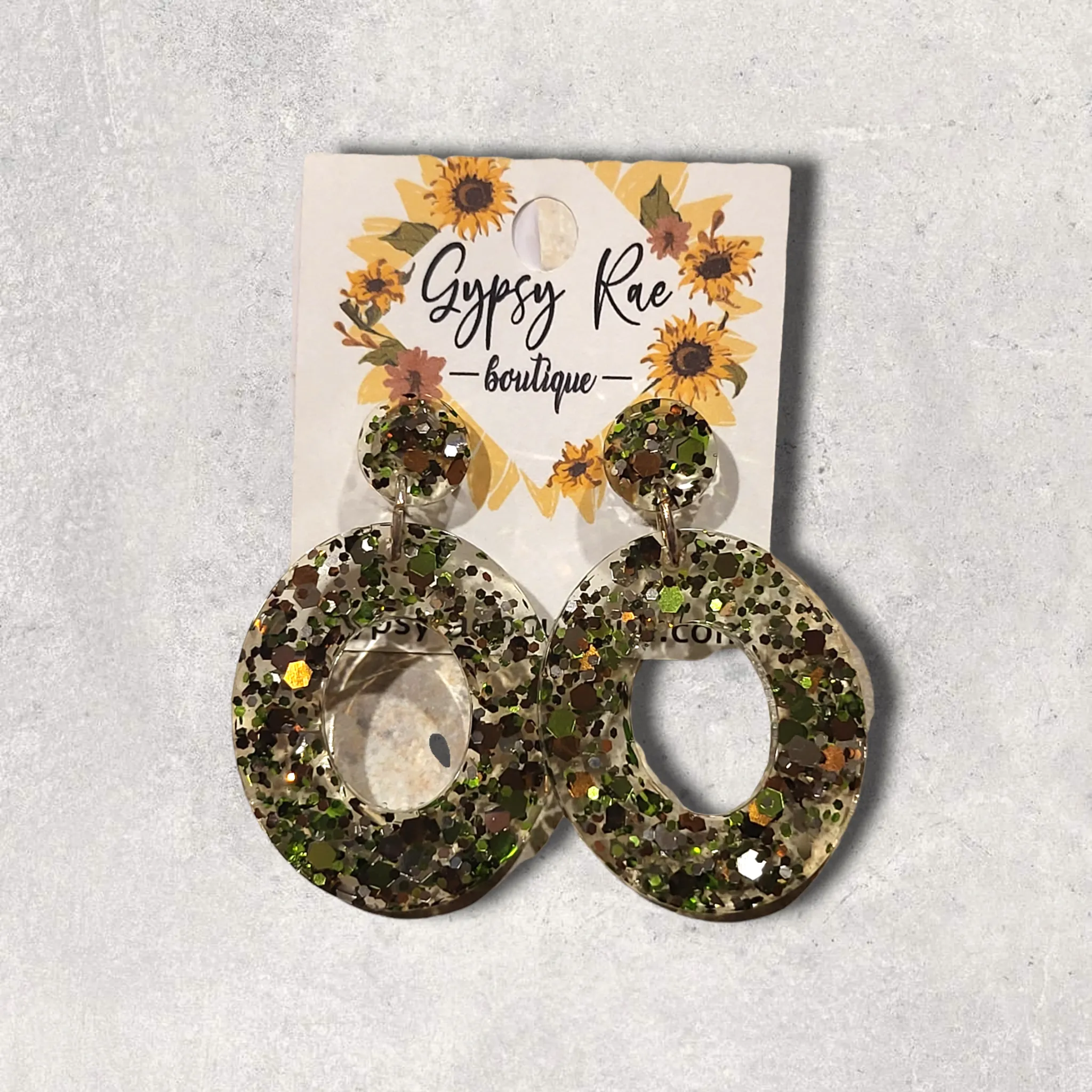 Small Round Statement Earrings